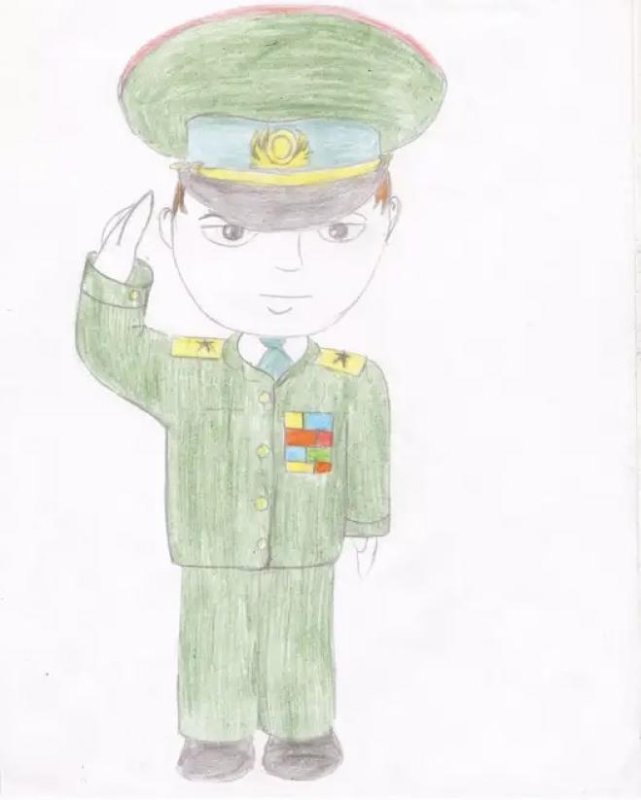 Военные рисунки для детей