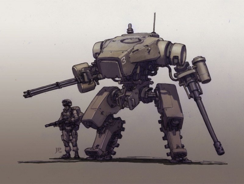 Робот шагоход Sci Fi