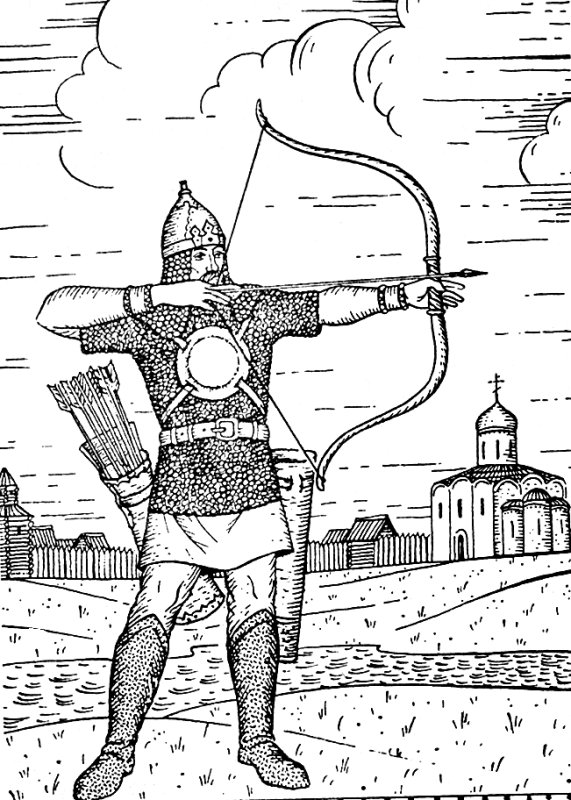 Древнерусский воин-защитник Александр Невский