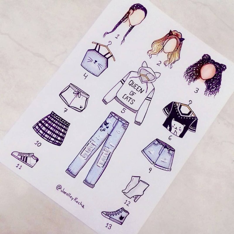 Милые рисунки для скетчбука лёгкие