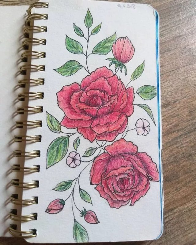 Красивые рисунки для скетчбука