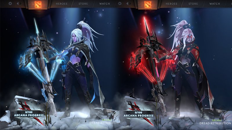 Дота 2 Drow Ranger аркана