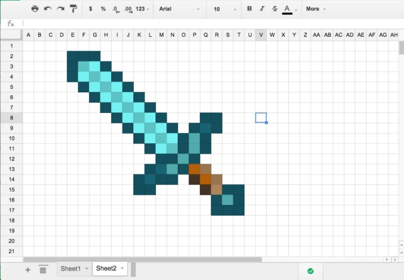 Алмазный меч Minecraft
