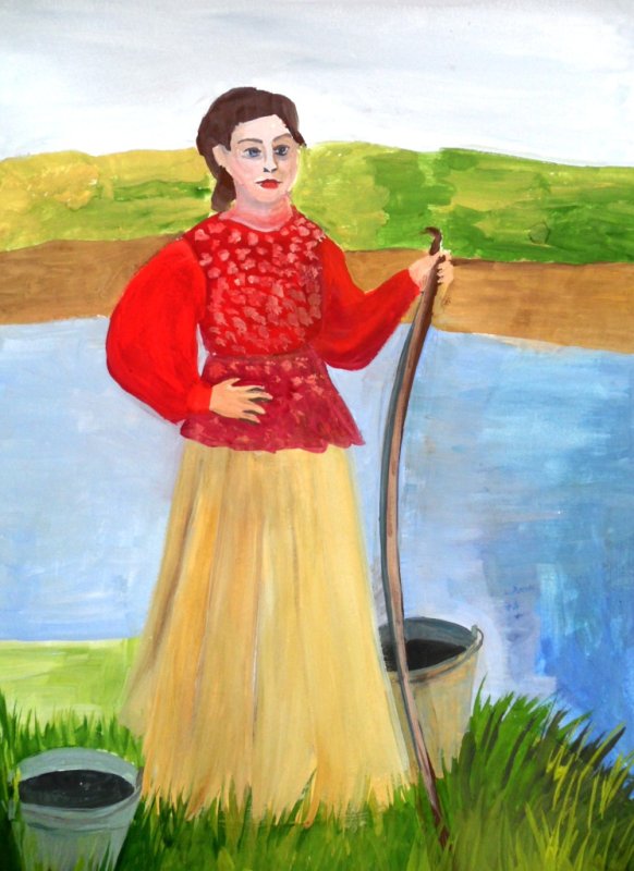 Казачка с коромыслом
