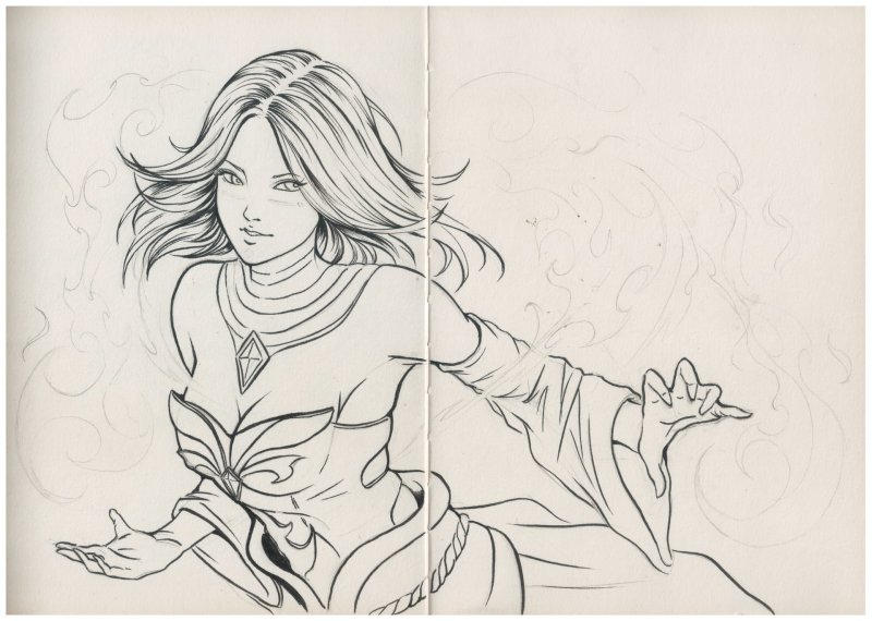 Лина дота 2 рисунок