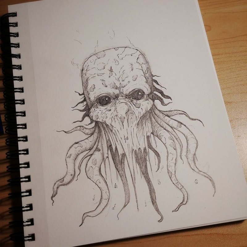 Страшные рисунки карандашом