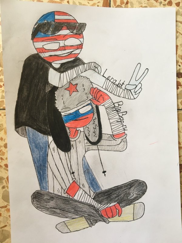Countryhumans Россия для срисовки