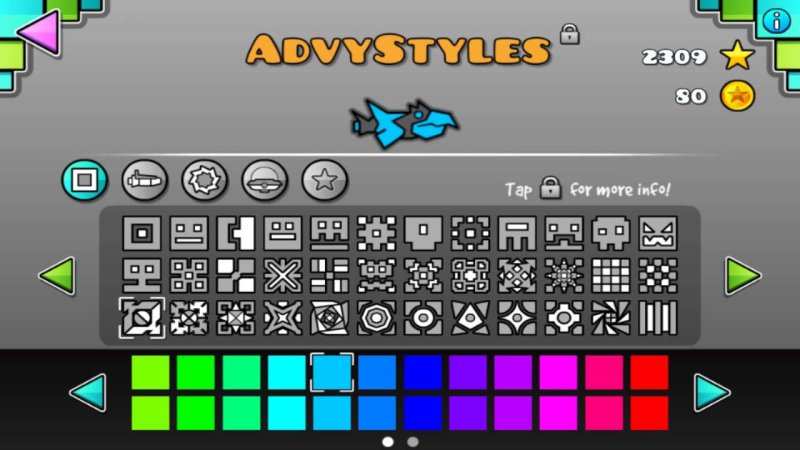 Geometry Dash скины