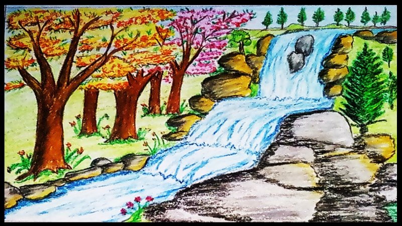 Рисунок на тему природа