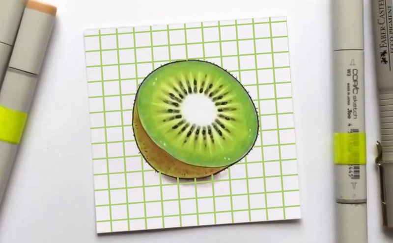 Скетчи маркерами для начинающих легкие