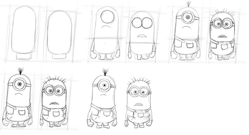 рисунки для срисовки для начинающих