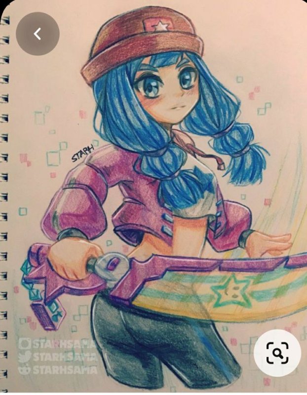 brawl stars арт героиня биби