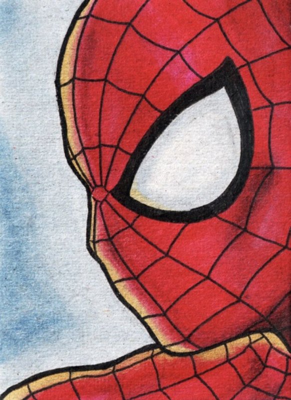 Человек паук рисунок