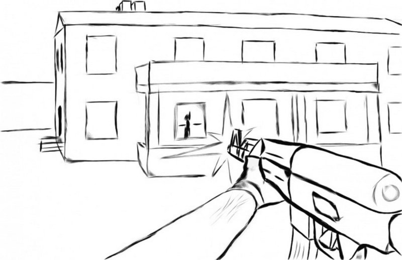 раскраска контр страйк