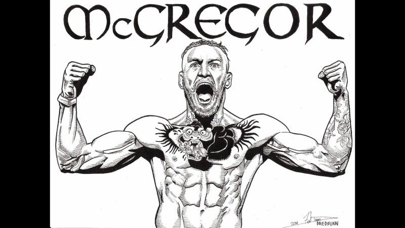 Рисунок Конора МАКГРЕГОРА