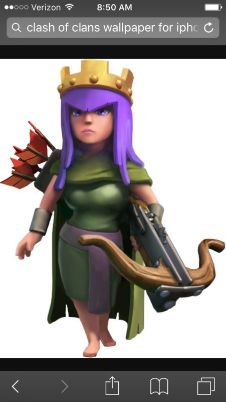 королева лучниц clash of clans