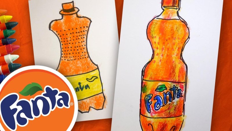 Бутылка фанты