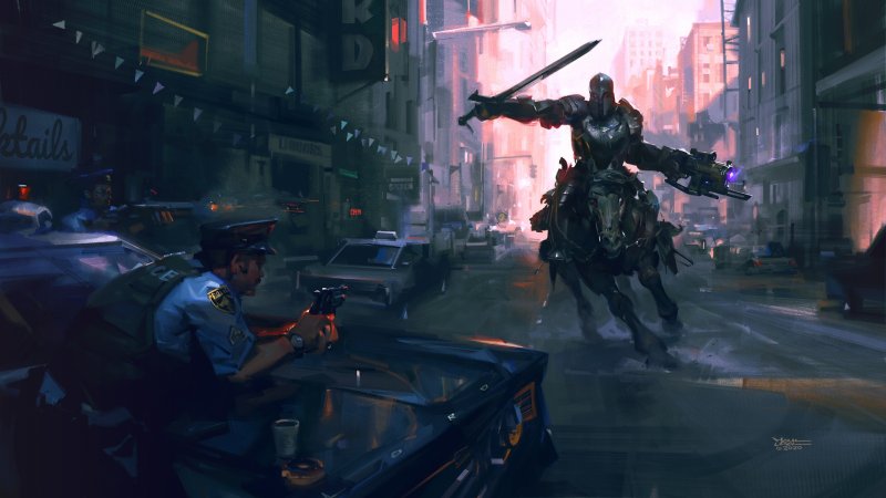 Киберпанк 2077 полиция