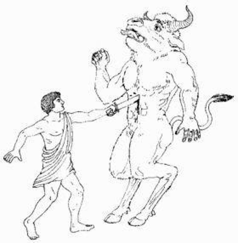 минотавр мифы древней греции