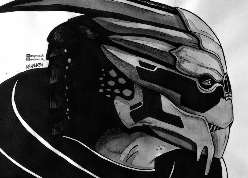 Mass Effect Гаррус Art