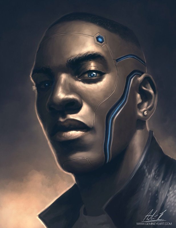 Киберпанк 2077 портрет