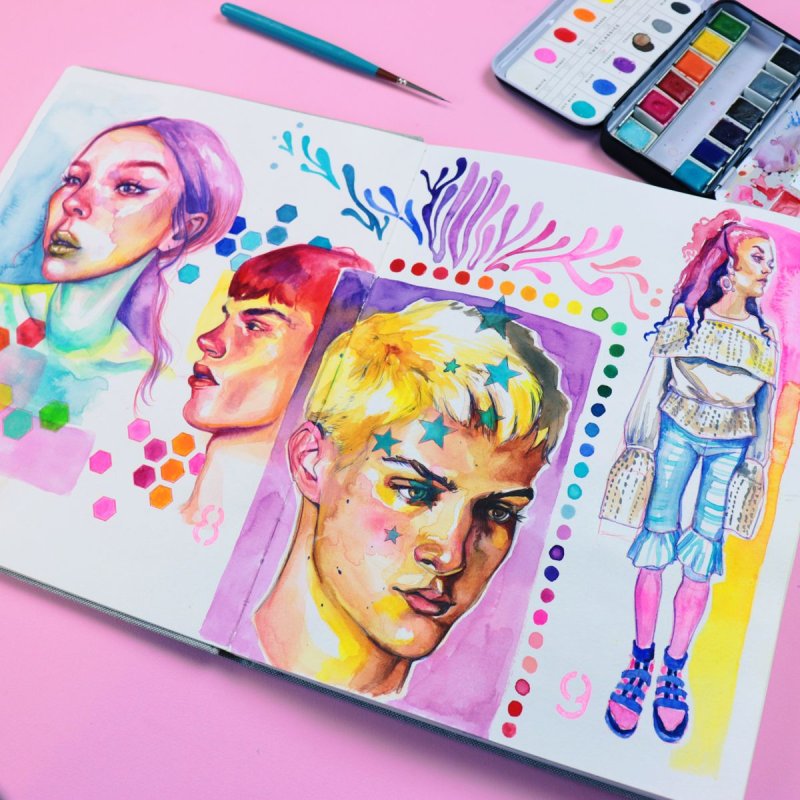 Рисунки для скетчбука