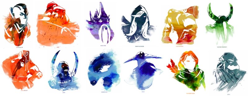 Dota 2 вектор герои