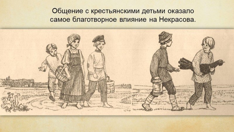 Рисунок на тему крестьянские дети