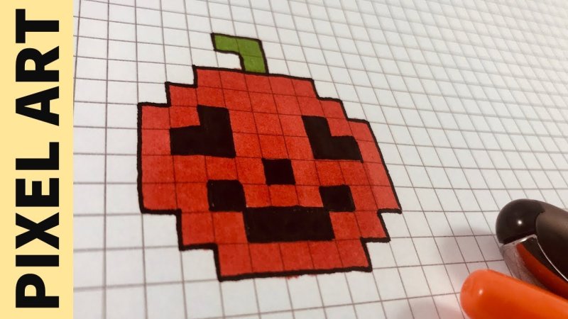 Рисовать по клеточкам конфеты