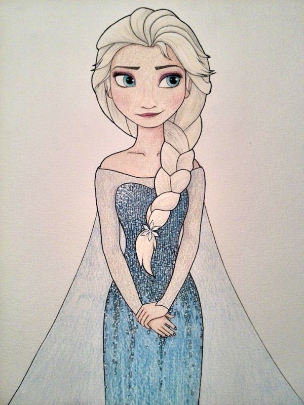 рисунки эльза