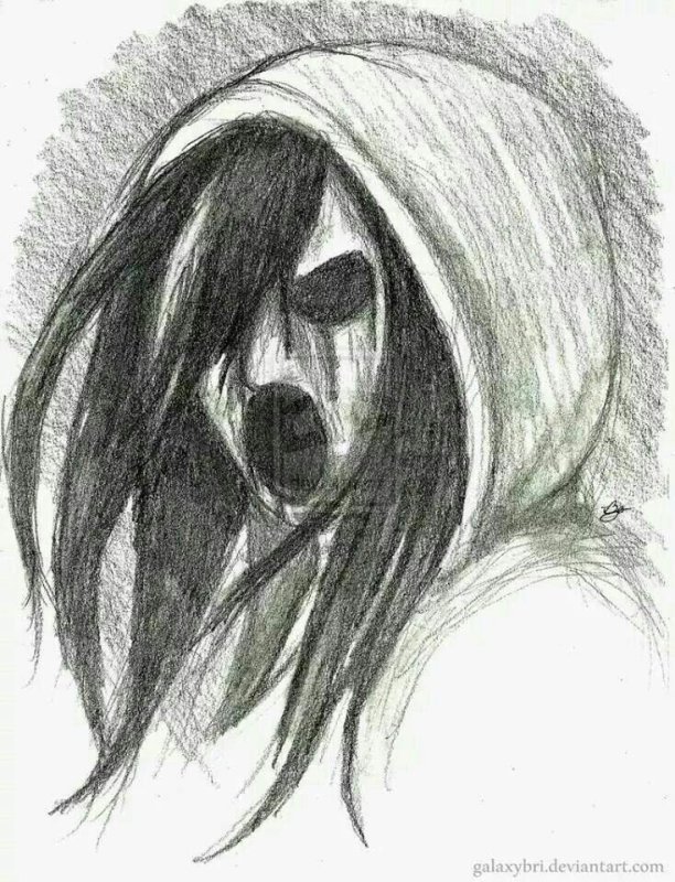 Ужасные рисунки карандашом