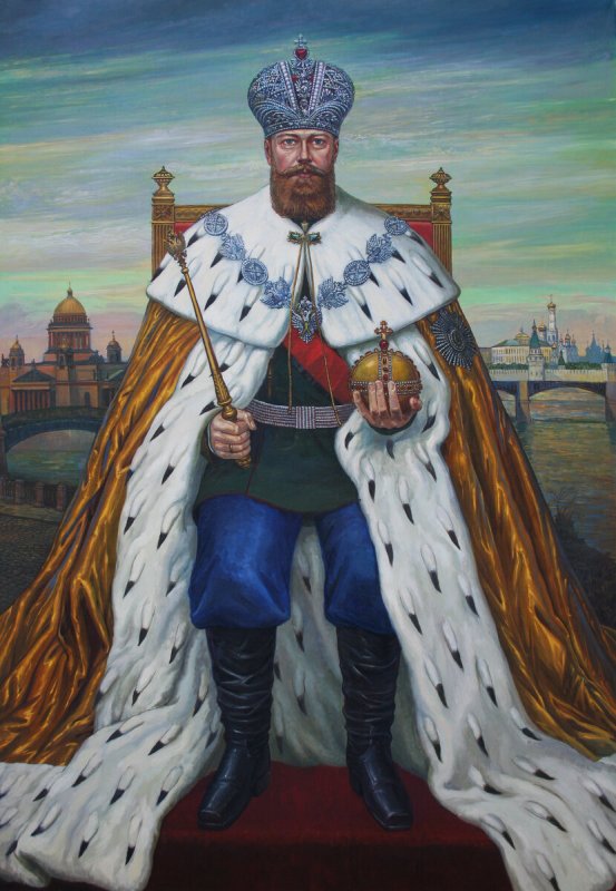 Николай 2 Император на троне
