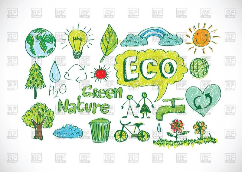 Жизнь в стиле эко плакат