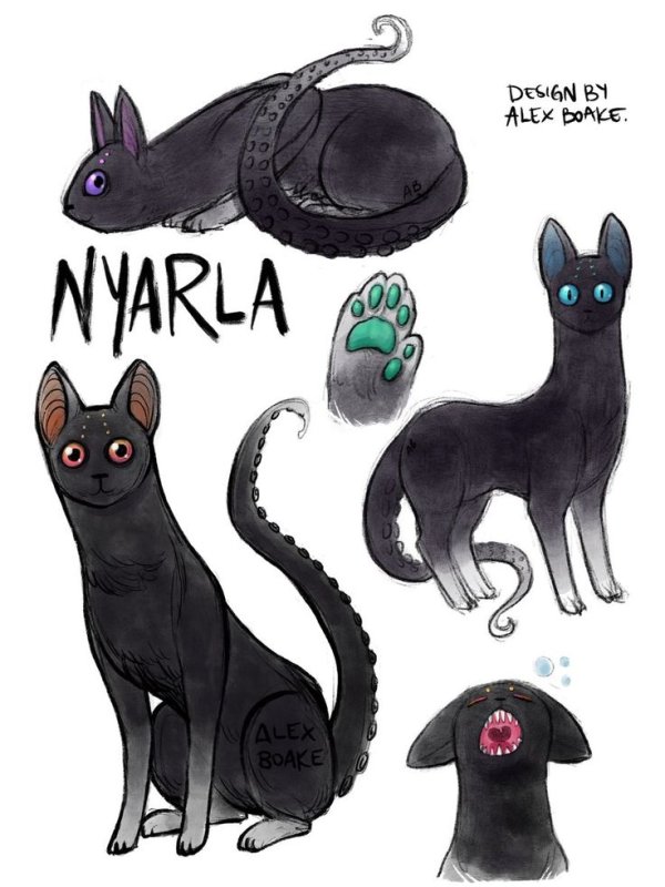 Кот Фамильяр арт