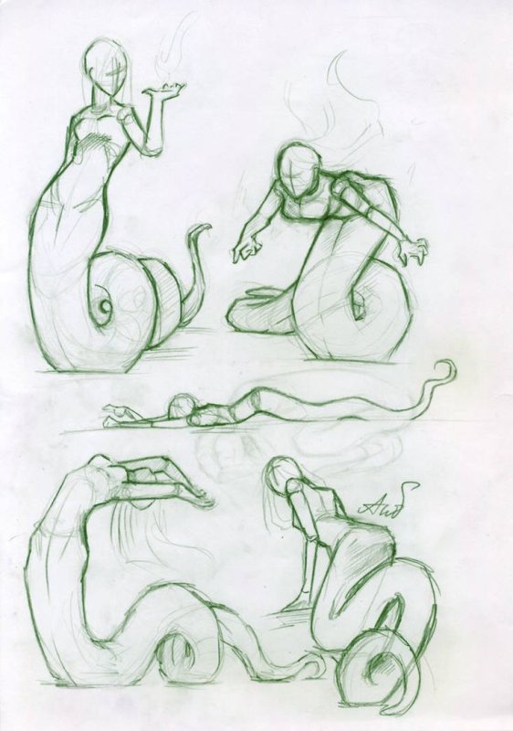 змея ламия референс