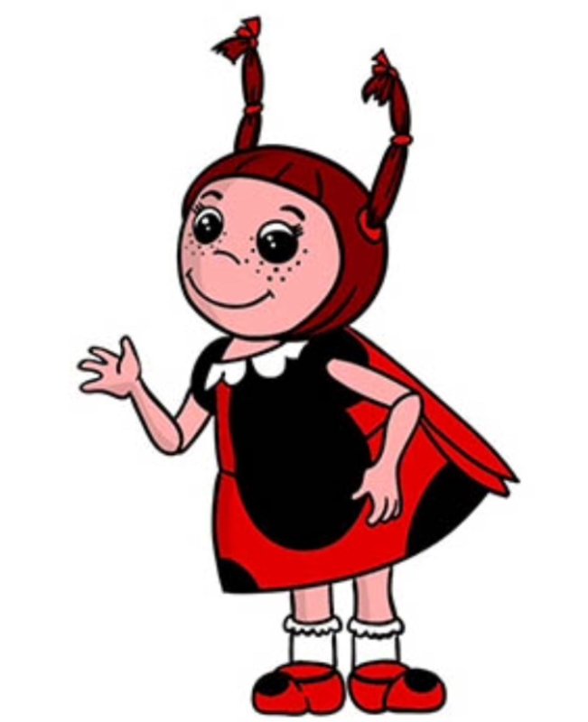Лунтик Божья коровка Мила