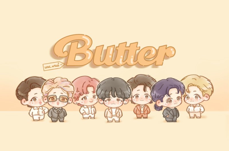 BTS рисунки Чиби