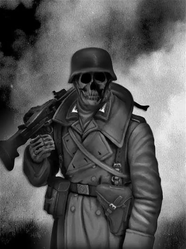 череп солдата вермахта