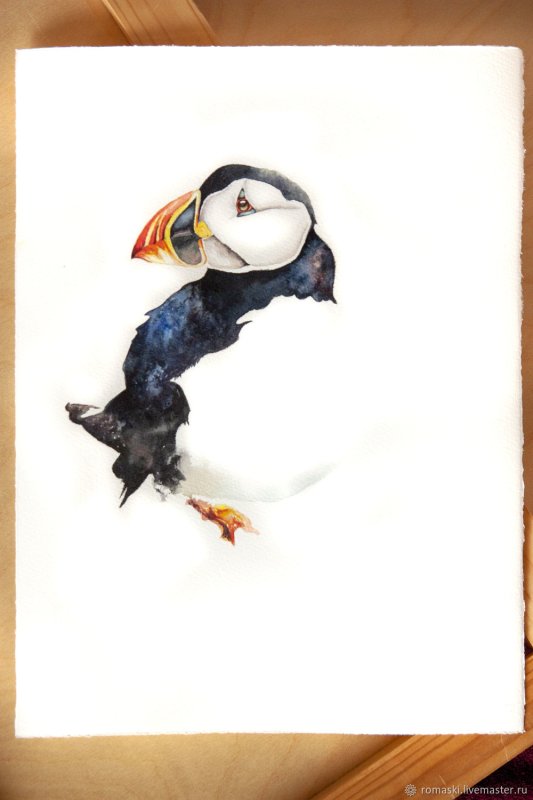 Тупик птица арт