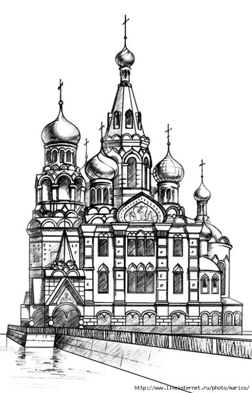 Храм Спаса-на-крови Санкт-Петербург чб