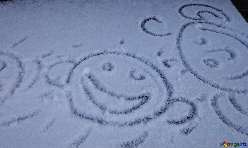 Снег рисунок