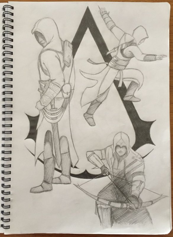 Assassins Creed рисунки