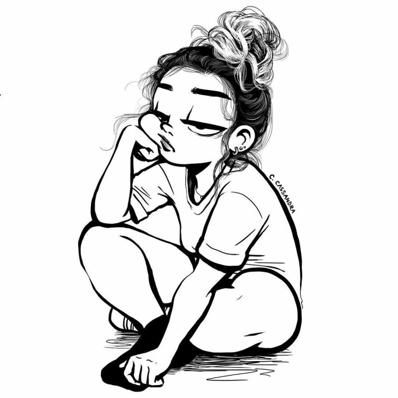 Рисунки для срисовки прикольные