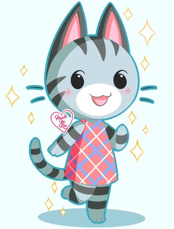 Animal Crossing кошка анимешная