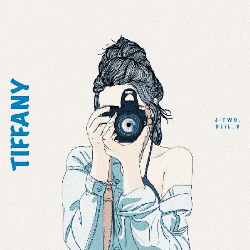 Девушка с фотоаппаратом арт