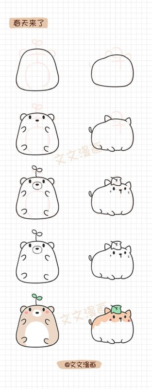 милые рисунки для срисовки карандашом