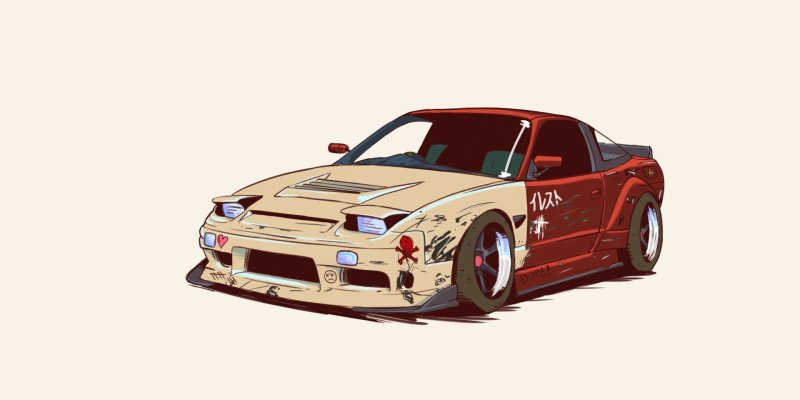 Ниссан 180 SX арт