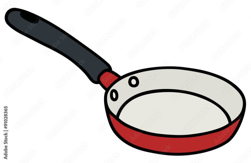 Сковородка для детей на прозрачном фоне