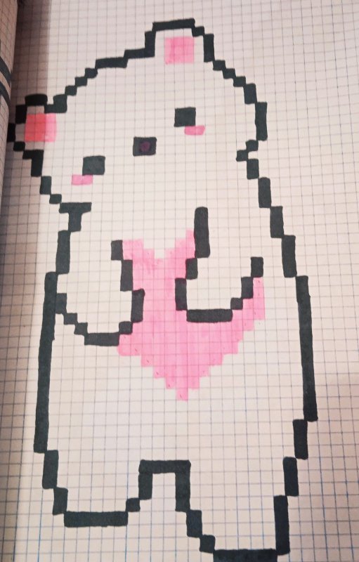 Рисунки по клеточкам большие но легкие