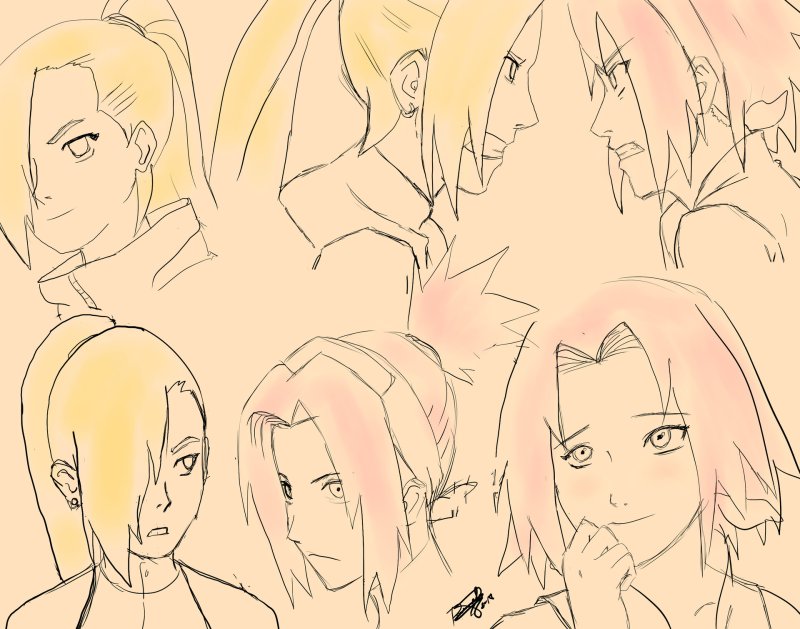 сакура харуно скетч